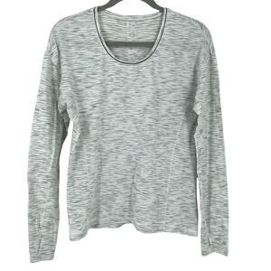 Lululemon Women's Long Sleeve Top Heather Gray Size 8